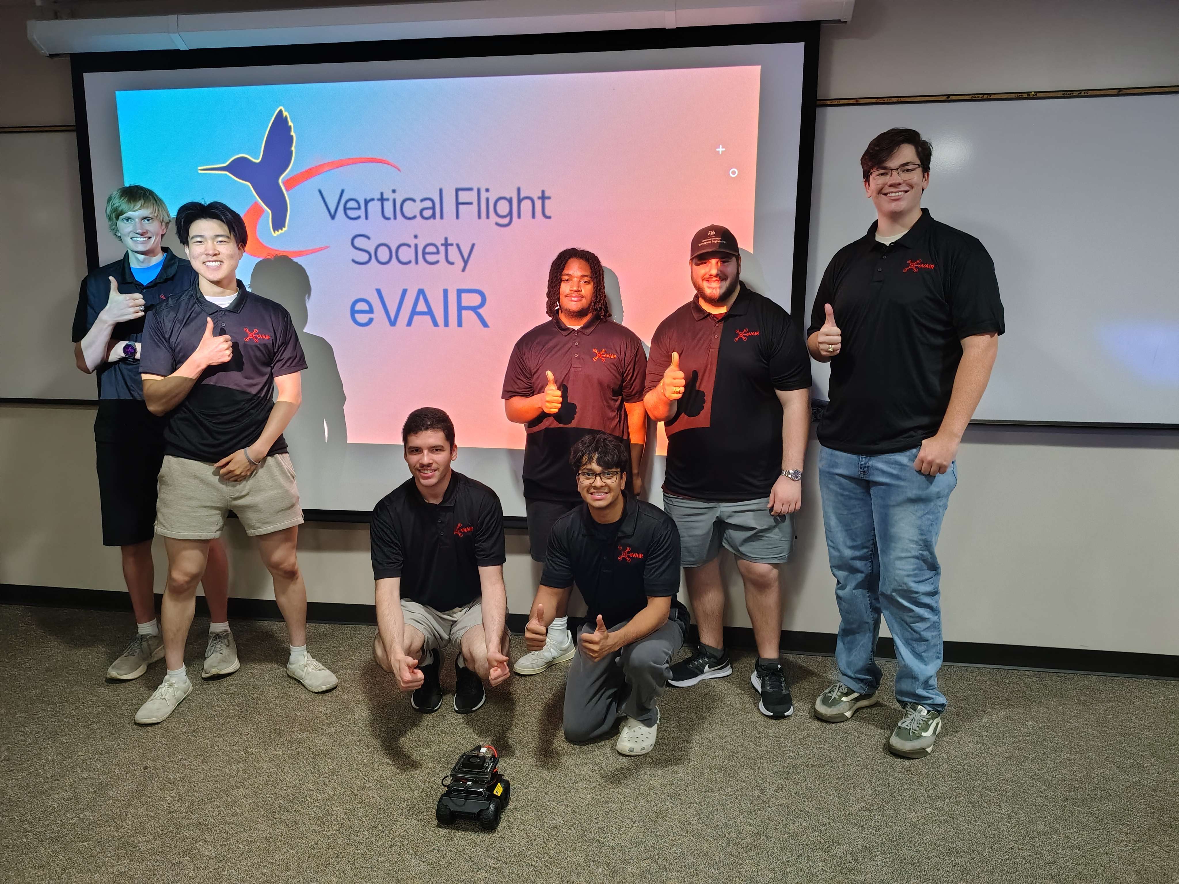 eVAIR team structure image